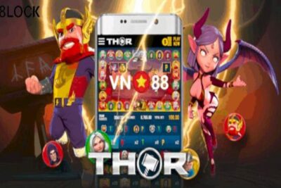 Tìm kiếm và chọn chơi Thor tại nhà cái VN88 trên giao diện của mục “Xổ số”