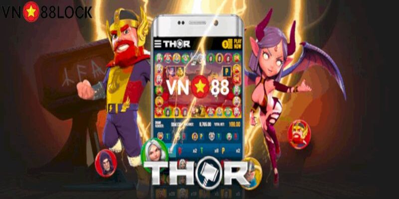 Tìm kiếm và chọn chơi Thor tại nhà cái VN88 trên giao diện của mục “Xổ số”
